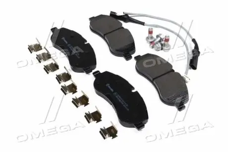 Тормозные колодки дисковые, к-кт. BREMBO P24 152 (фото 1)