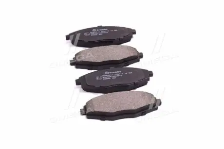 Тормозные колодки дисковые, к-кт. BREMBO P15 006