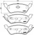 Тормозные колодки  дисковые, к-кт. P11 014 BREMBO