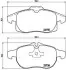 Гальмівні колодки дискові BREMBO P10 011 (фото 1)