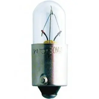 Автолампа Vision T3W BA9s 3 W прозрачная PHILIPS 12910CP