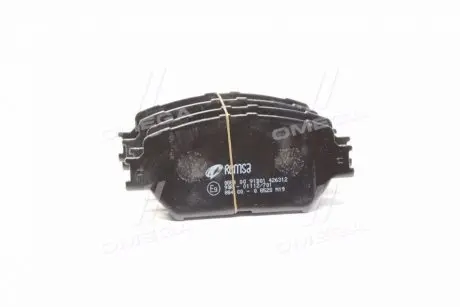 Колодка торм. TOYOTA CAMRY, передн. REMSA 0884.00