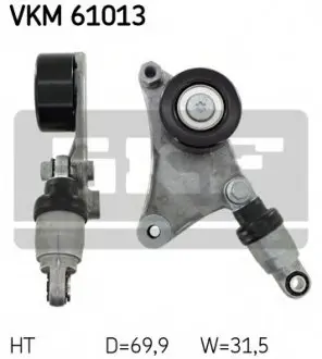 Натяжний ролик, поліклиновий ремінь SKF VKM 61013