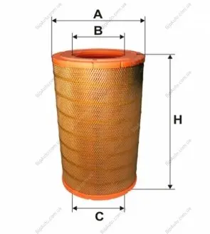 Фильтр воздушный /416/2 (WIX-Filtron) WIX FILTERS 93092E