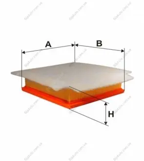 Фильтр воздушный /072/2 (WIX-Filtron) WIX FILTERS WA9527