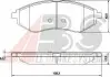 Колодка торм. CHEVROLET AVEO передн. (пр-во ABS) 37352