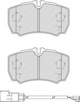 Колодки тормозные дисковые, к-кт. FERODO FVR4251 (фото 1)