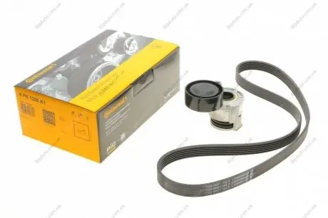 Комплект поліклиновий (ремінь+ролики) CONTI 6PK1200 K1 Contitech 6PK1200K1