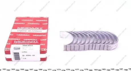 Вкладыши коренные MB 0,25mm OM602 MOPART 10-2552 25