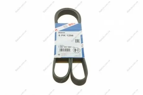 Поликлиновой ремень 3PK1256 BOSCH 1 987 947 887
