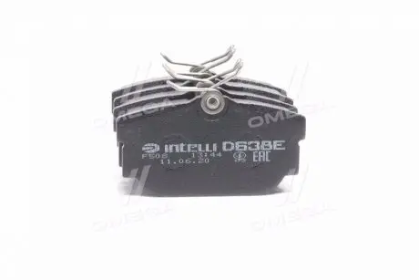 Колодки тормозные дисковые, к-кт. INTELLI DAFMI / INTELLI D638E