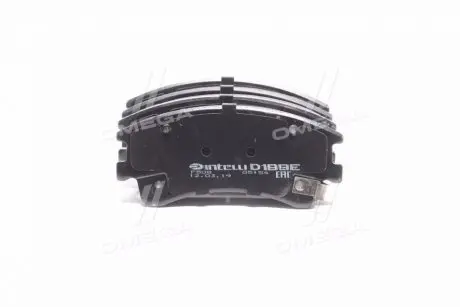 Колодки тормозные дисковые, к-кт. INTELLI DAFMI / INTELLI D199E