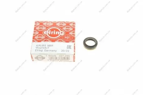 Сальник кулисы BMW ВСЕ 15X21X5/7 ELRING 327.299 (фото 1)