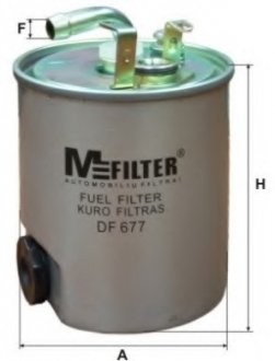 Фільтр паливний Sprinter/Vito (638) CDI (з підігрівом) MFILTER DF 677 M-FILTER DF677