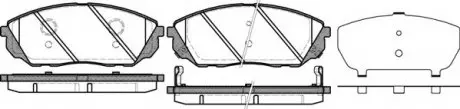 Колодка торм. KIA SORENTO передн. REMSA 1041.12