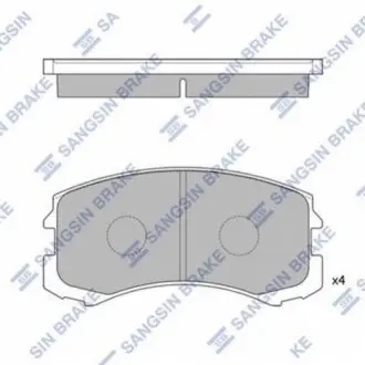Кт. Гальмівні колодки дискові SANGSIN Hi-Q (SANGSIN) SP1255