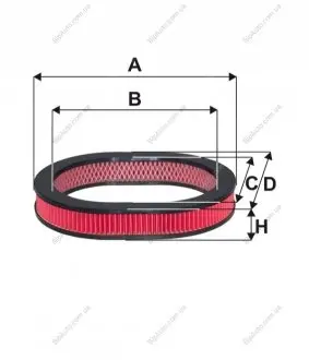 Фільтр повітряний WIX WIX FILTERS WA6011