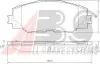Колодка торм. TOYOTA RAV 4 передн. (ABS) A.B.S. 37543 (фото 1)