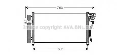Радиатор охлаждения HYUNDAI Accent (AVA) AVA COOLING HY5178D