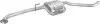 Глушитель центр. OPEL OMEGA (пр-во Polmostrow) 17.233
