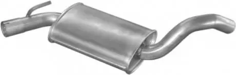 Глушитель центр. VW GOLF II POLMOSTROW 30.30