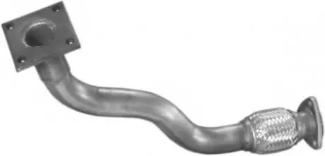 Глушитель перед. VW GOLF II POLMOSTROW 30.341