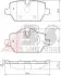 Колодка торм. BMW 116i/118i задн. (пр-во ABS) 37435