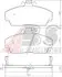 Колодка гальм. HONDA CIVIC передн. (пр-во ABS) 36746