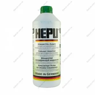 Антифриз G11 FULL GREEN (Каністра 1,5л) HEPU P999-GRN
