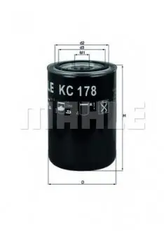 Фильтр топл. DAF (TRUCK) (Knecht-Mahle) MAHLE / KNECHT KC178