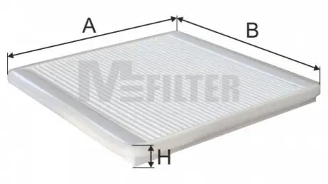 Фільтр салону Toyota Land Cruiser/Yaris 99- MFILTER K 980 M-FILTER K980