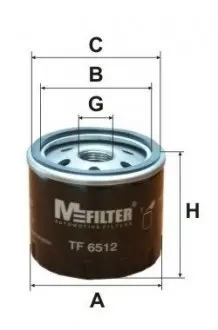 Фильтр масляный OPEL Vivaro M-FILTER TF6512