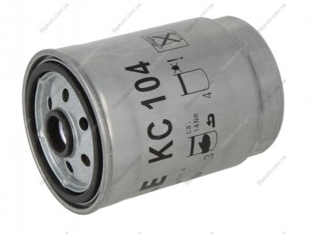 Фильтр топливный VOLVO (-) MAHLE / KNECHT KC104 (фото 1)
