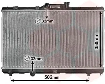 Радиатор COROLLA AE101 MT 92-99 Van Wezel 53002147