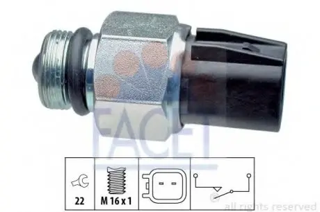 Датчик включення заднього ходу FACET 7.6267