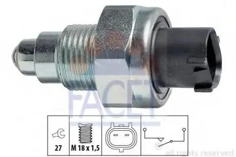 Датчик включения заднего хода FACET 7.6246