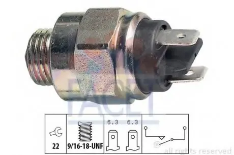 Датчик включения заднего хода FACET 7.6127
