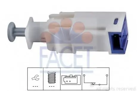 Датчик включения стоп-сигнала FACET 7.1241