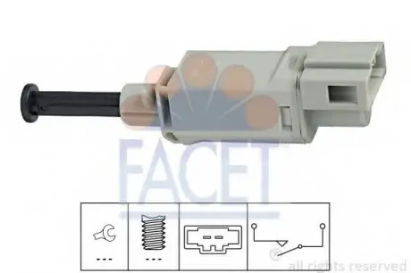 Датчик включения стоп-сигнала FACET 7.1152