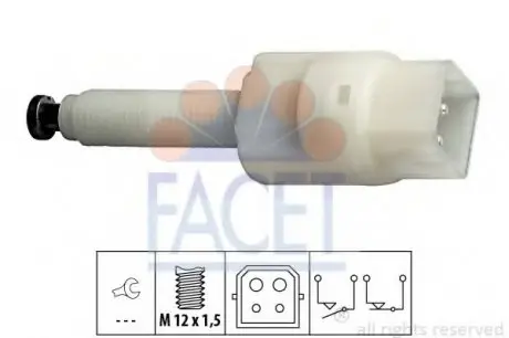 Датчик включения стоп-сигнала FACET 7.1126