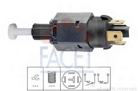 Датчик включения стоп-сигнала FACET 7.1065