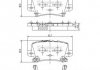 Гальмівні колодки NIPPARTS J3614018 (фото 1)