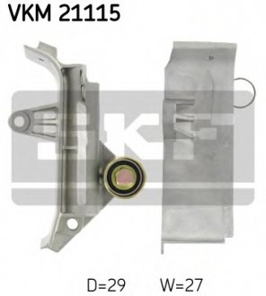 Ведучий ролик, зубчастий ремінь (Пр-во) SKF VKM 21115