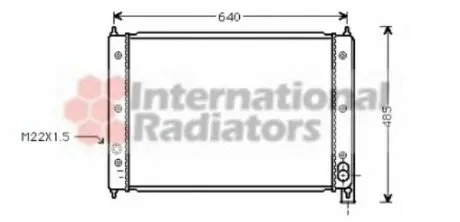 Радиатор VW TRANSP/SYNCR 81-90 Van Wezel 58002034