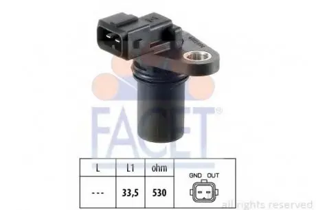 Датчик частоты вращения вала FACET 9.0189