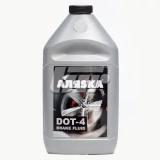 Жидкость торм. DOТ4 (серебро) 750г АЛЯSКА 5438