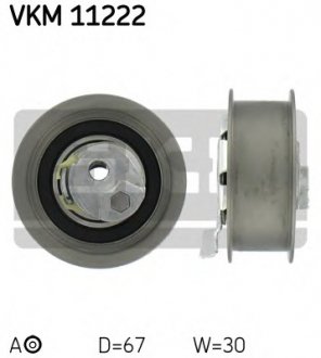 Натяжной ролик, ремень ГРМ SKF VKM 11222 (фото 1)