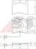 Колодка торм. VW T4 передн. (пр-во ABS) 37144