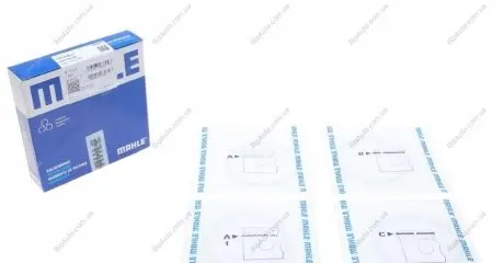 Комплект колец на поршень MAHLE MAHLE / KNECHT 04002N0