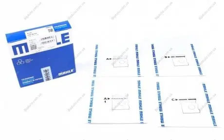 Комплект кілець на поршень MAHLE MAHLE / KNECHT 03489N2